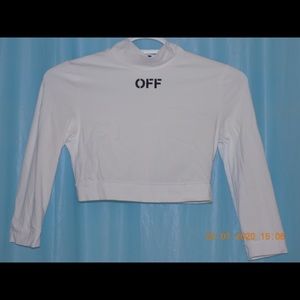 Mock Off White Crop Top
